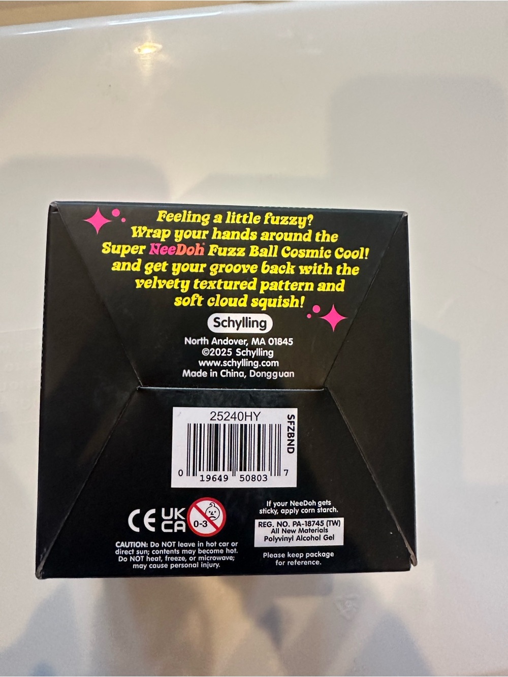 Super Fuzz Ball Authentic Schylling  NeeDoh HUGE SQUISH!! - Picture 3 of 3